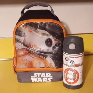 Thermos Brand Star Wars BB-8 Insulated  Lunch Bag and Water Bottle